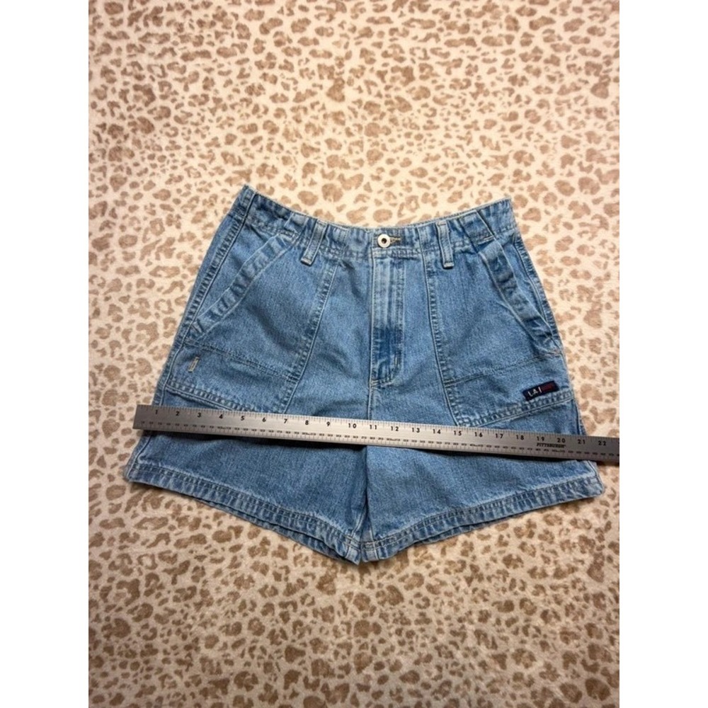 Vintage L.A. Blues High-Waisted Denim Shorts - Picture 7 of 8